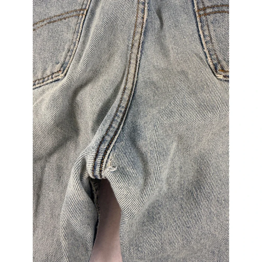 Vintage Levis 505 Orange Tab Regular Fit Straight Leg Jeans Light Wash 36x34